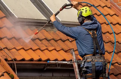 Démoussage et hydrofuge de toiture à Condac